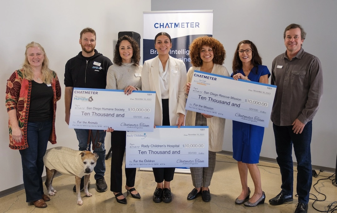 Chatmeter Commits $30,000 in Charitable Donations to San Diego-Based Organizations